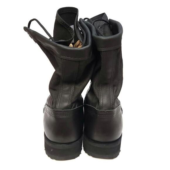 Belleville Boots Size 9 Vibram Sole USGI Army Black Steel Toe Combat Lace Up - Picture 4 of 13